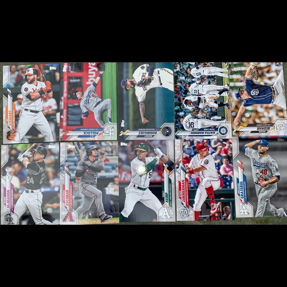 Topps 2020 series 2. Updated!! 19 total cards